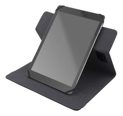 DELTACO Universal tablet fodral, 7/8", integrerat stativ, 360 graders#4