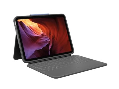 Logitech Rugged Folio for iPad 10,9 tum (10:e generation), nordiskt - Oxfordgrå#1