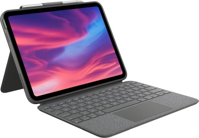 Logitech Combo Touch till iPad 10.9", bakbelyst tangentbord med styrplatta, nordiskt - Svart