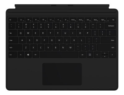 Microsoft Surface Pro X Keyboard, bakbelyst, nordiskt - Svart