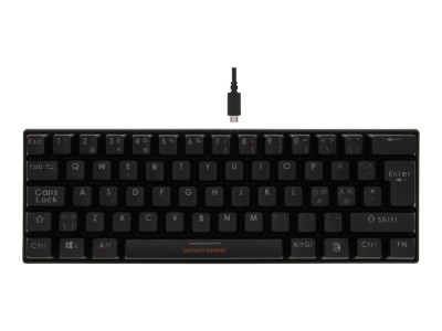 Deltaco GAMING Mekaniskt 60% RGB-tangentbord, röda brytare, 62 tang#2