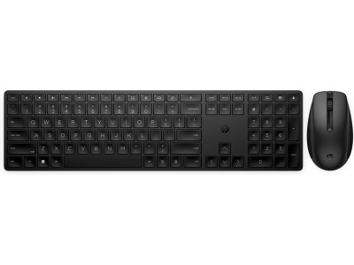 HP 650 kombinerat trådlöst tangentbord och mus (svart) Trådlöst, USB, full storlek, upp till 20/24 månaders batteritid tangentbord/mus#1