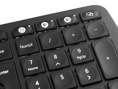 iiglo ERGO Kx trådlöst ergonomiskt tangentbord USB-mottagare, wifi + bluetooth, ergonomisk, nordisk layout, saxbrytare#2