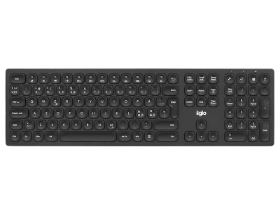 iiglo MKX Multi Silent Combo 2,4 GHz, nordiskt, uppladdningsbart, tyst, ergonomiskt, 2 rullhjul#6