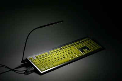 LogicLight USB Led Keyboard Lamp - Ssvart