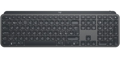 Logitech MX Keys, USB/Bluetooth, automatisk bakgrundsbelysning, PC/Mac/Android/iOS, nordiskt