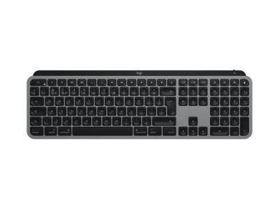 Logitech MX keys, Mac/iPad, Bluetooth/RF, USB-C, nordiskt - Svart#1