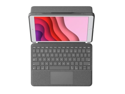 Logitech Combo Touch till iPad 10.2", bakbelyst tangentbord med styrplatta, nordiskt - Svart#2