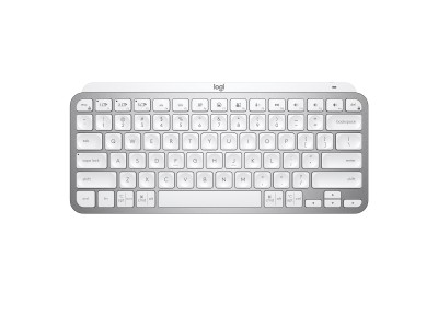 Logitech MX Keys Mini, Bluetooth/RF, nordiskt - Ljusgrå