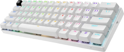 Logitech G Pro X 60 Lightspeed, TKL 60%, optiskt Tactile, LightSync RGB - Vit#2