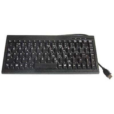 Minitangentbord USB, svart