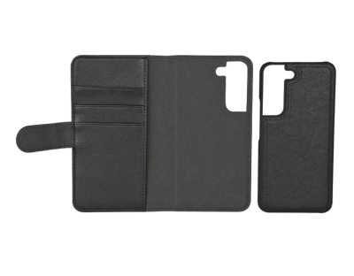Essentials Samsung Galaxy S22 PU wallet,detach, 3 card, Black#2