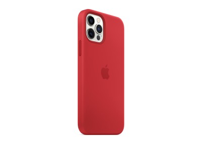 Apple silikonskal med MagSafe till iPhone 12 och iPhone 12 Pro - (PRODUCT)RED#2