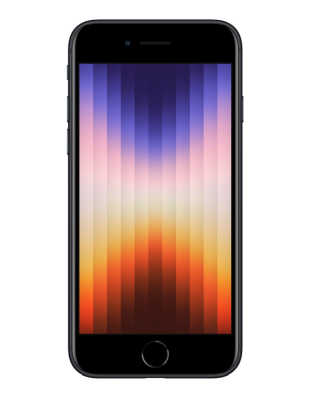 Apple iPhone SE 64 GB (Gen.3) - Midnatt