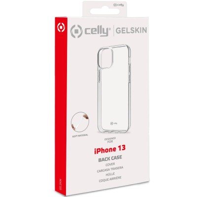 Celly Gelskin TPU Cover iPhone 13 Transparent#3