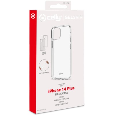 Celly Gelskin TPU Cover iPhone 14 Plus Transparent#3