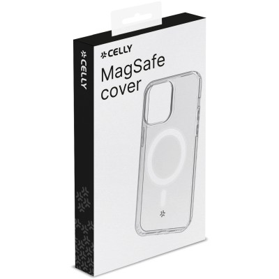 Celly Gelskinmag Magnetic TPU Cover iPhone 15 Pro Max Transparent#4