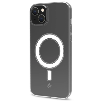 Celly Gelskinmag TPU Cover MagSafe-kompatibelt iPhone 15 Transparent#2