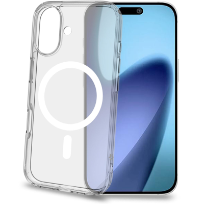 Celly Gelskinmag TPU Cover MagSafe-kompatibelt iPhone 17 Transparent#1