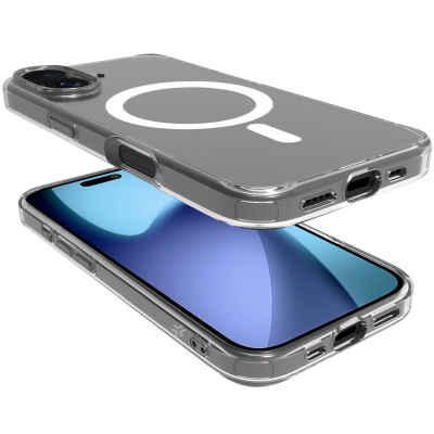 Celly Gelskinmag TPU Cover MagSafe-kompatibelt iPhone 17 Transparent#5
