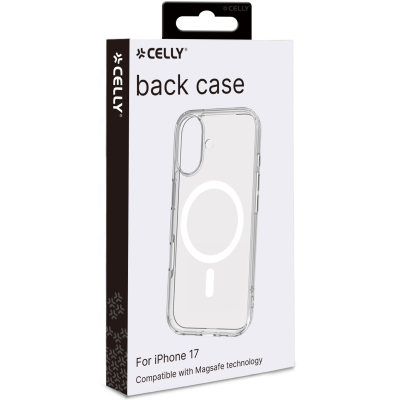 Celly Gelskinmag TPU Cover MagSafe-kompatibelt iPhone 17 Transparent#6
