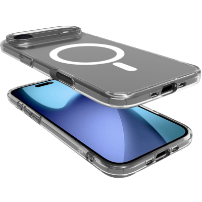 Celly Gelskinmag TPU Cover MagSafe-kompatibelt iPhone 17 Air Transparent#4
