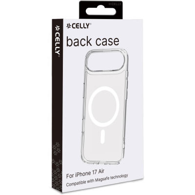 Celly Gelskinmag TPU Cover MagSafe-kompatibelt iPhone 17 Air Transparent#5