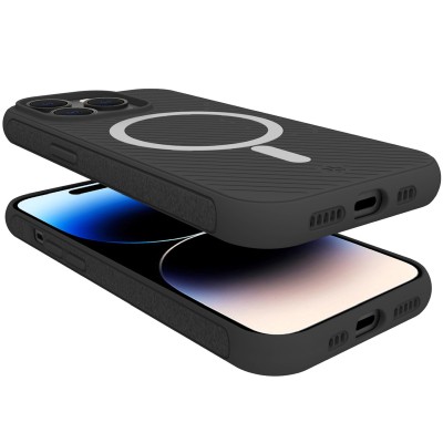 Celly Ultramag Ultra Protective case MagSafe iPhone 15 Pro Svart#3
