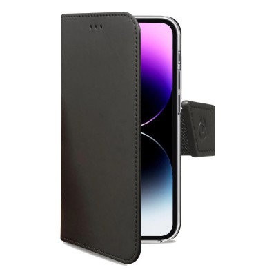 Celly Wallet Case iPhone 14 Pro Max Svart
