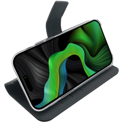 Celly Wally Wallet Case iPhone 15 Pro Svart#2