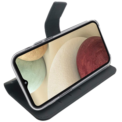 Celly Wallet Case Galaxy A12 Svart#2