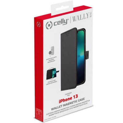 Celly MagSafe Wallet Case iPhone 13 Svart#2