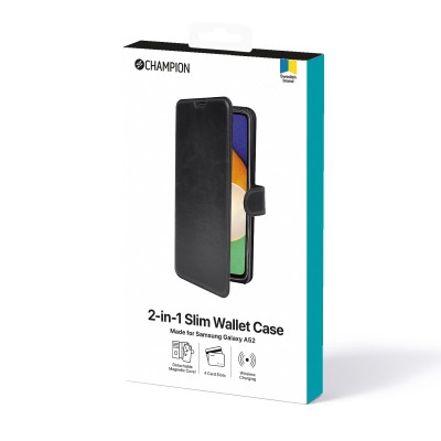 Champion 2-in-1 Slim Wallet Case Galaxy A52#2