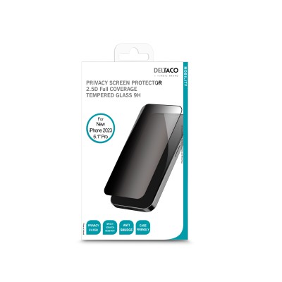 Deltaco Privacy screen protector iPhone 15 Pro#3