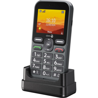 Doro Mobiltelefon 4G Leva L11 Grafitgrå#2