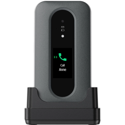 Doro Mobiltelefon 4G Leva L31 Grafitgrå/Vit#2