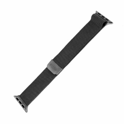 Mesh-armband för Apple Watch 42/44/45/49mm Svart#2