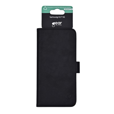 Plånboksfodral GEAR Classic 3 card Recycled Samsung Galaxy A17 5G, 3 st kortfack + sedelficka - Svart#1