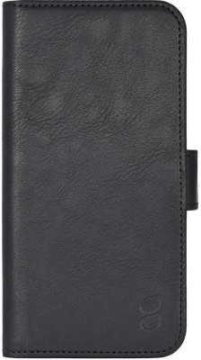 Plånboksfodral GEAR 2in1 3 card Recycled MagSeries iPhone 16e - Svart