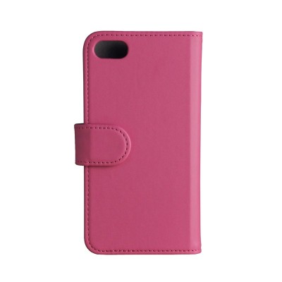 GEAR läderfodral iPhone 7, 3 st kreditkortsfack + plats för sedlar - Rosa#2