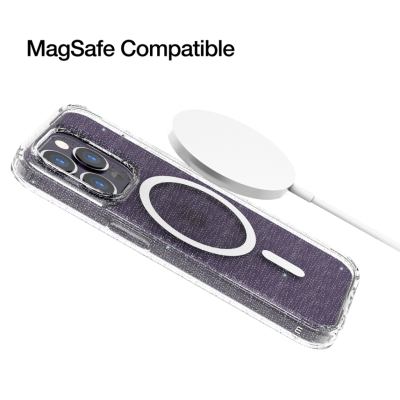 Just Mobile TENC "Bling Bling" med MagSafe för iPhone 14 - Transparent#6
