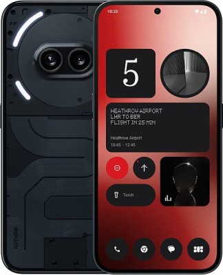 Nothing Phone (2a) 128 GB, 6.7", 50/50/32 Mpixel kamera, Dual SIM, Android - Svart