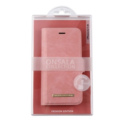 ONSALA plånboksväska för iPhone 6/7/8/SE - pink#2