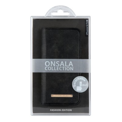 ONSALA Plånboksväska för iPhone 6/7/8/SE - svart#2
