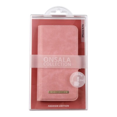 ONSALA plånbväska pink för iPhone X/Xs#2