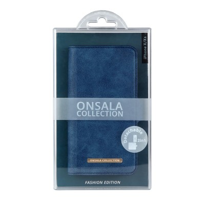ONSALA Plånbväska blå iPhone X/Xs#2