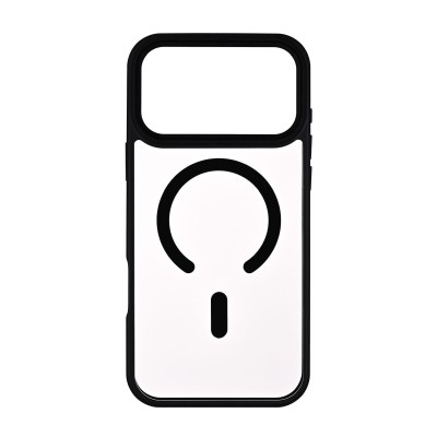 Skal ONSALA Back Bumper Clear Case MagSerie iPhone 17 Pro Max - Transparent/Svart#1