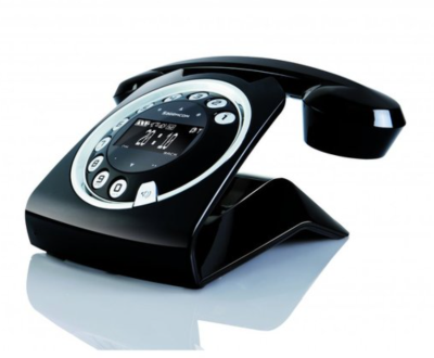 Sagemcom Sixty Capacitive touch panel, trådlös telefon - svart