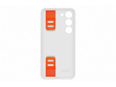 Samsung Galaxy S23 Silikonskal med grepp (vit) Mobilskal till nya Galaxy S23#2