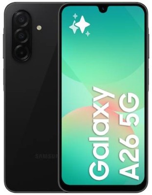 Samsung Galaxy A26 5G 128 GB, 6.7" sAMOLED 120Hz, 50/8/2/13 Mpixel kamera, Dual SIM, MicroSD, Android - Svart